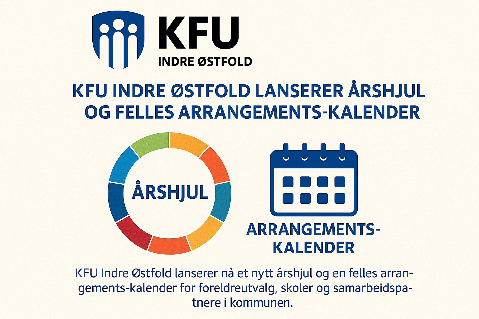 KFU Indre Østfold lanserer årshjul og felles arrangements­kalender