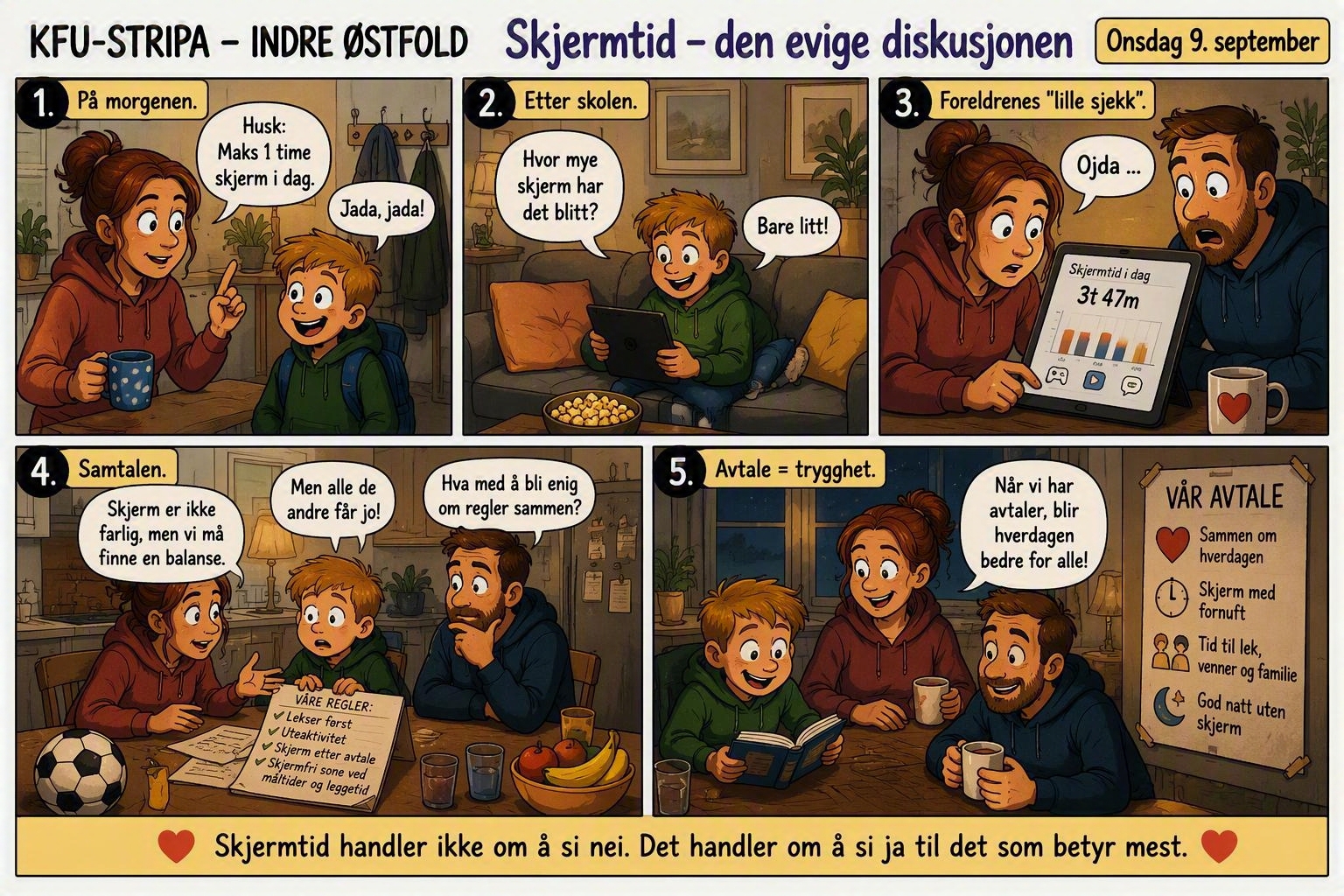 Skjermtid - den evige diskusjonen