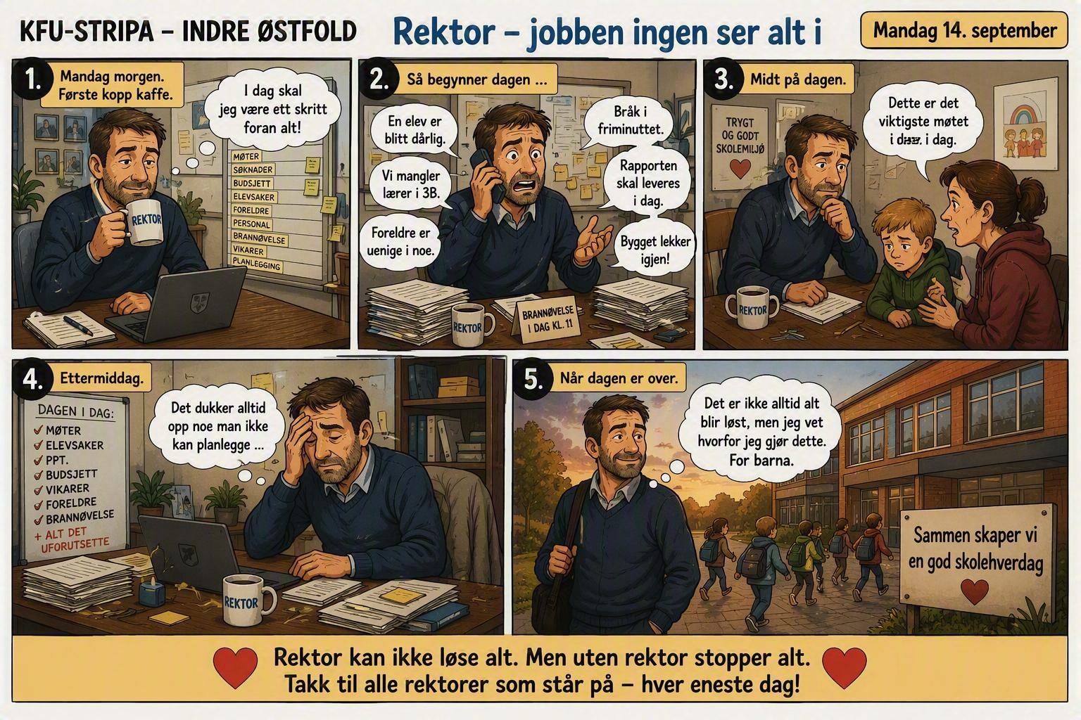 Rektor - jobben ingen ser alt i