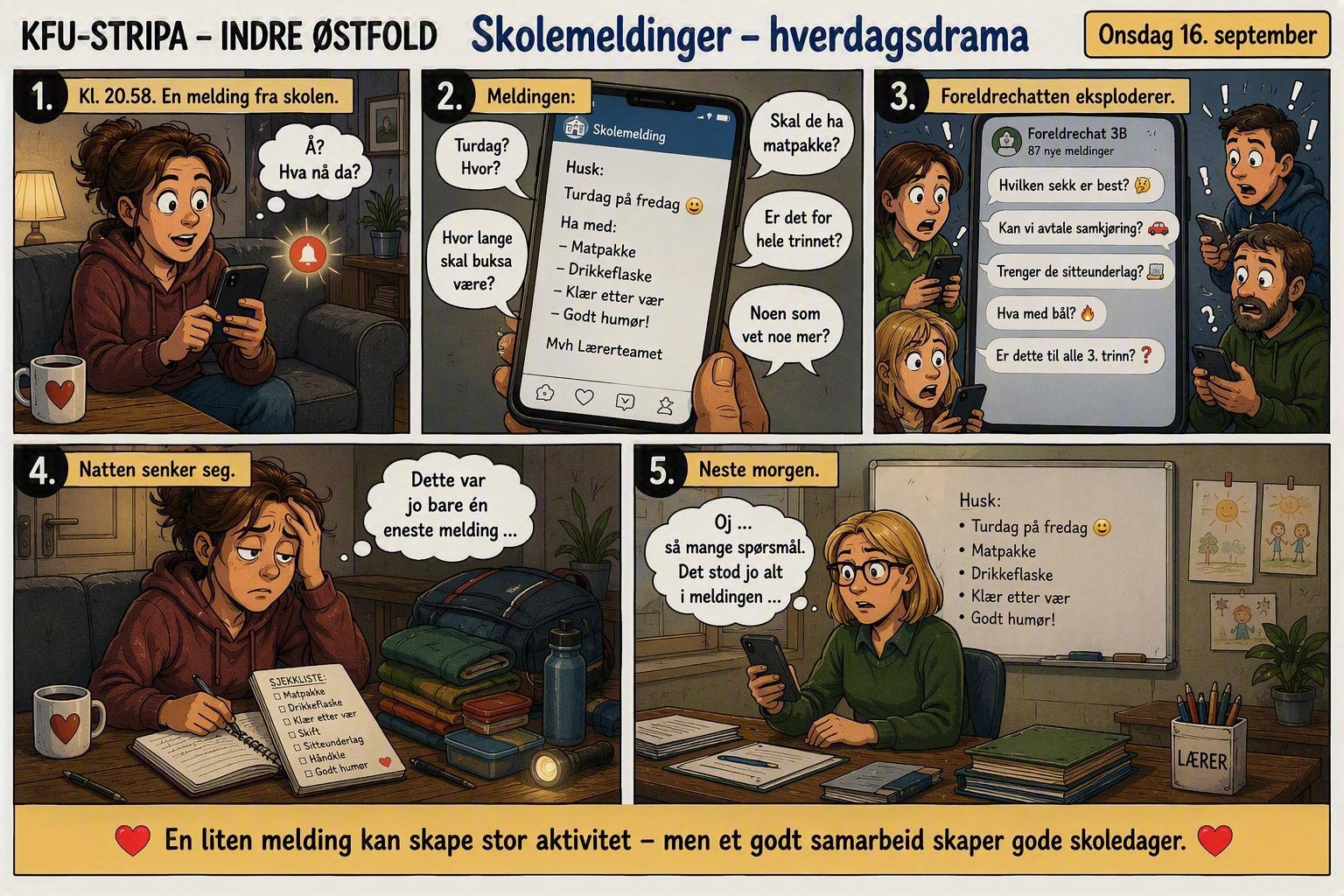Skolemeldinger - Hverdagsdrama