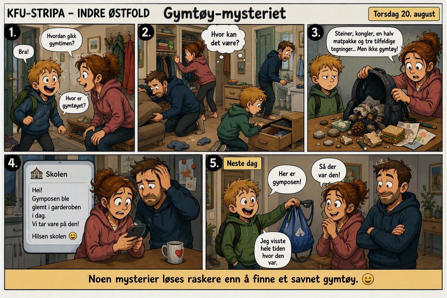 Gymtøy Mysteriet