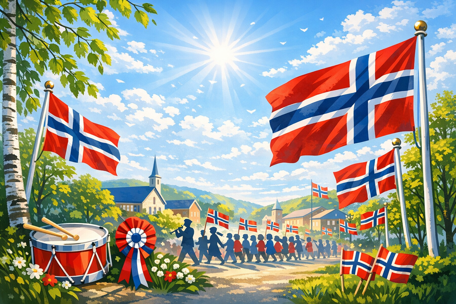 Indre Østfold kommune har publisert årets 17. mai-program