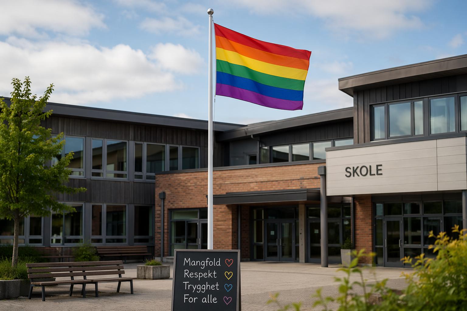 Pride-flagging i skolen – nødvendig markering eller unødvendig symboldebatt?